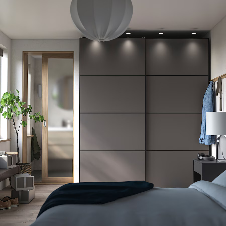 chambre avec armoire PAX IKEA chambre avec armoire PAX IKEA