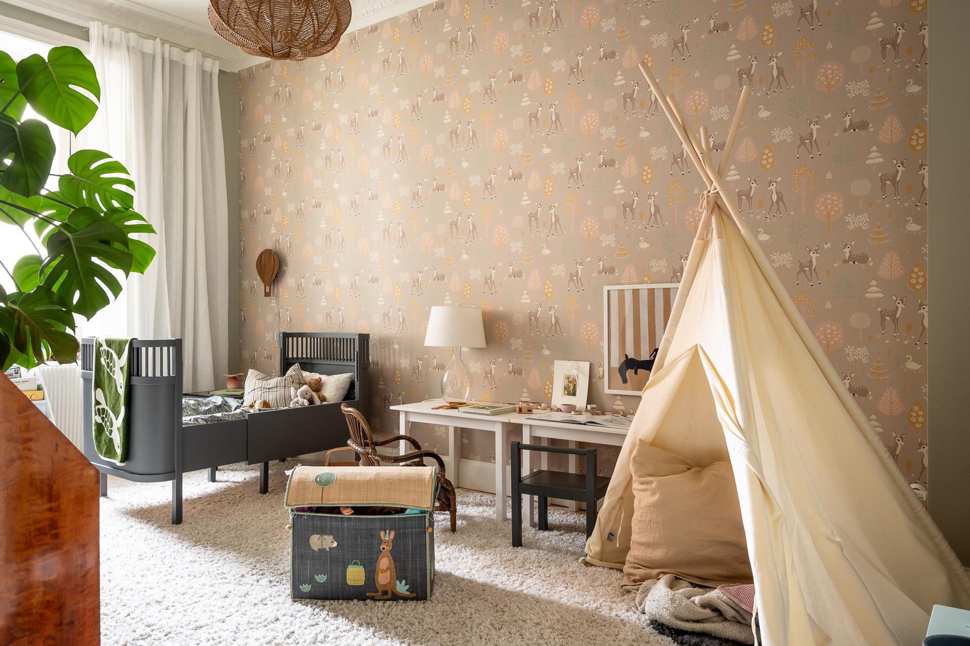 chambre enfant avec papier-peint chambre enfant avec papier-peint