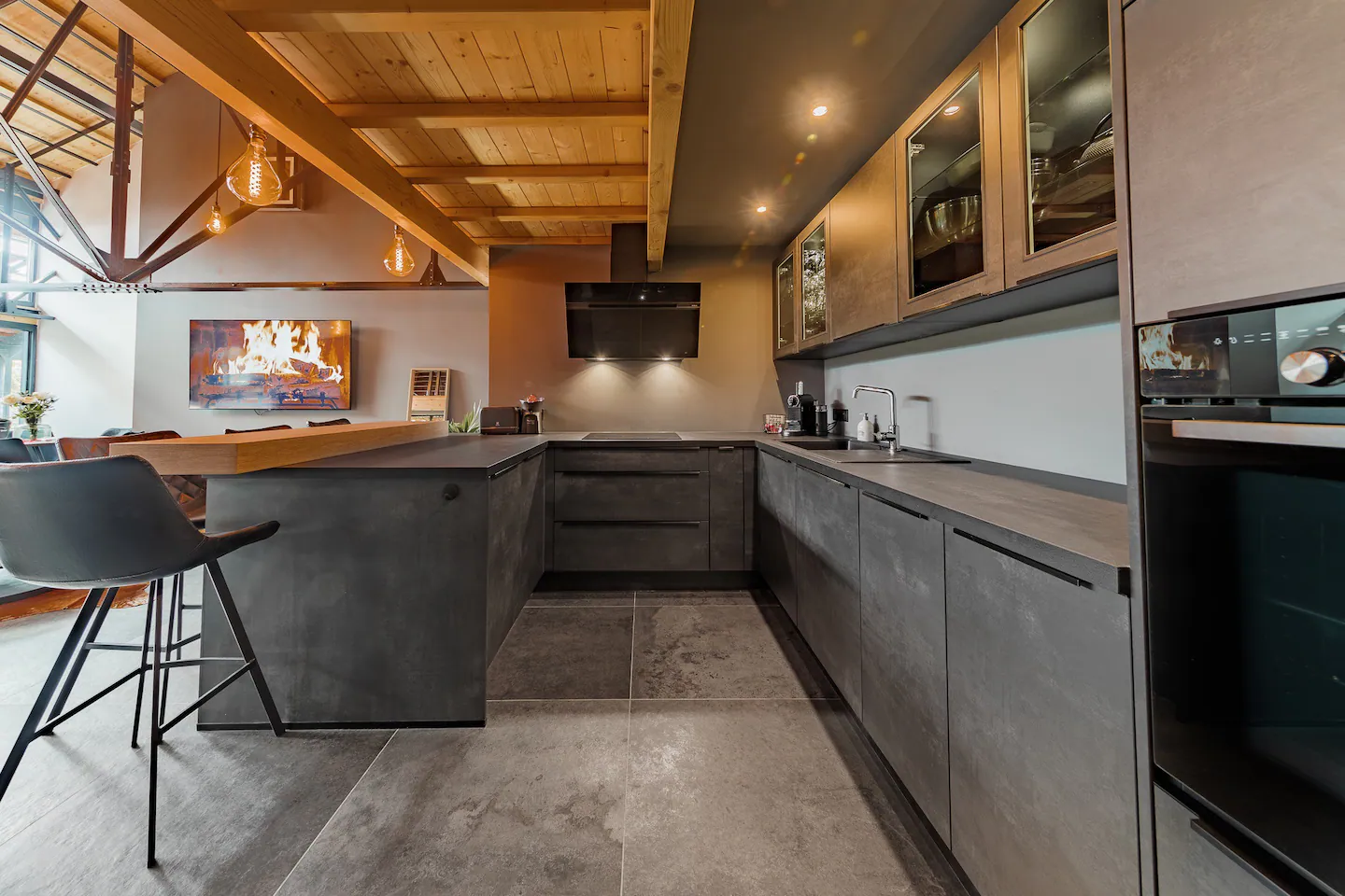 cuisine ouverte loft avec mezzanine cuisine ouverte loft avec mezzanine