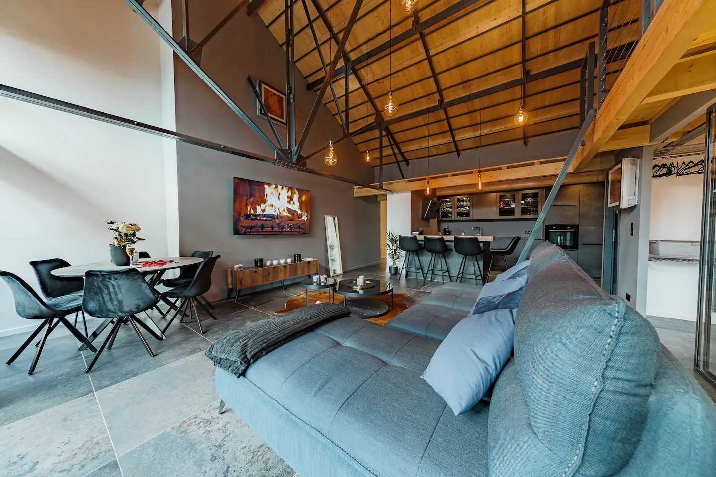 salon loft industriel salon loft industriel