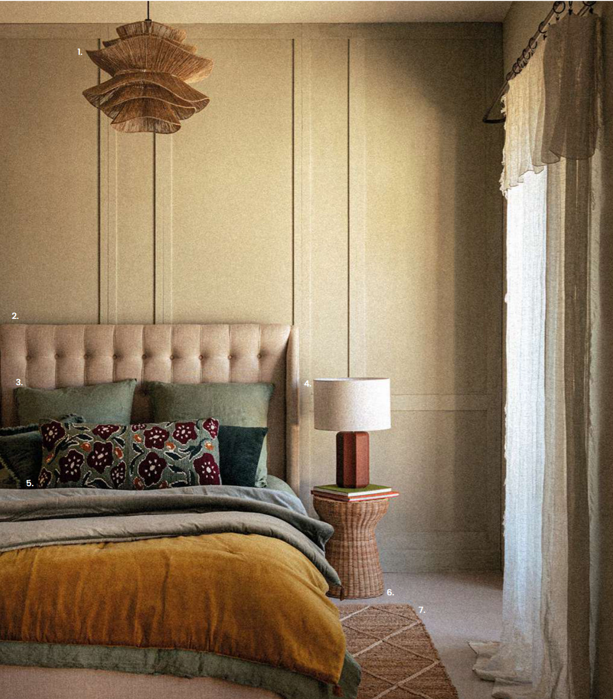 chambre classique Nouveau catalogue Maisons du Monde automne/hiver 2024/2025 chambre classique Nouveau catalogue Maisons du Monde automne/hiver 2024/2025
