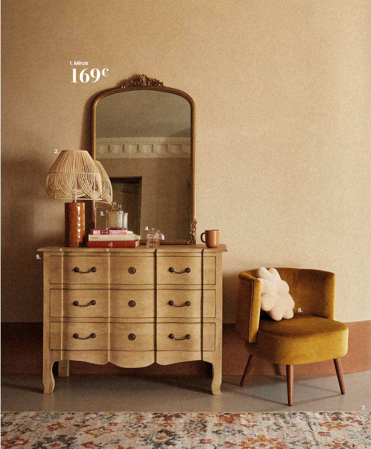 commode baroque Nouveau catalogue Maisons du Monde automne/hiver 2024/2025 commode baroque Nouveau catalogue Maisons du Monde automne/hiver 2024/2025
