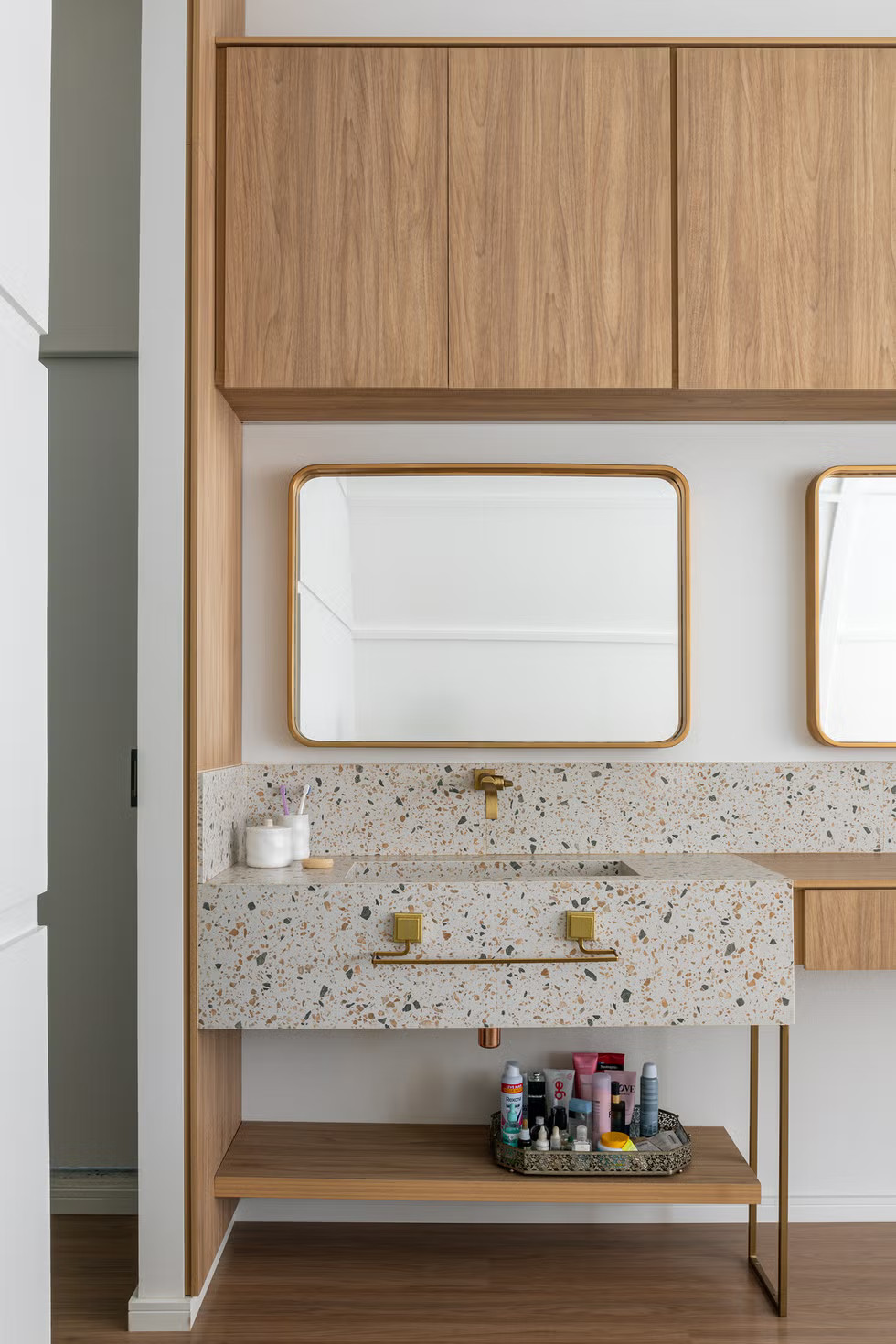 salle de bain terrazzo décoration contemporaine