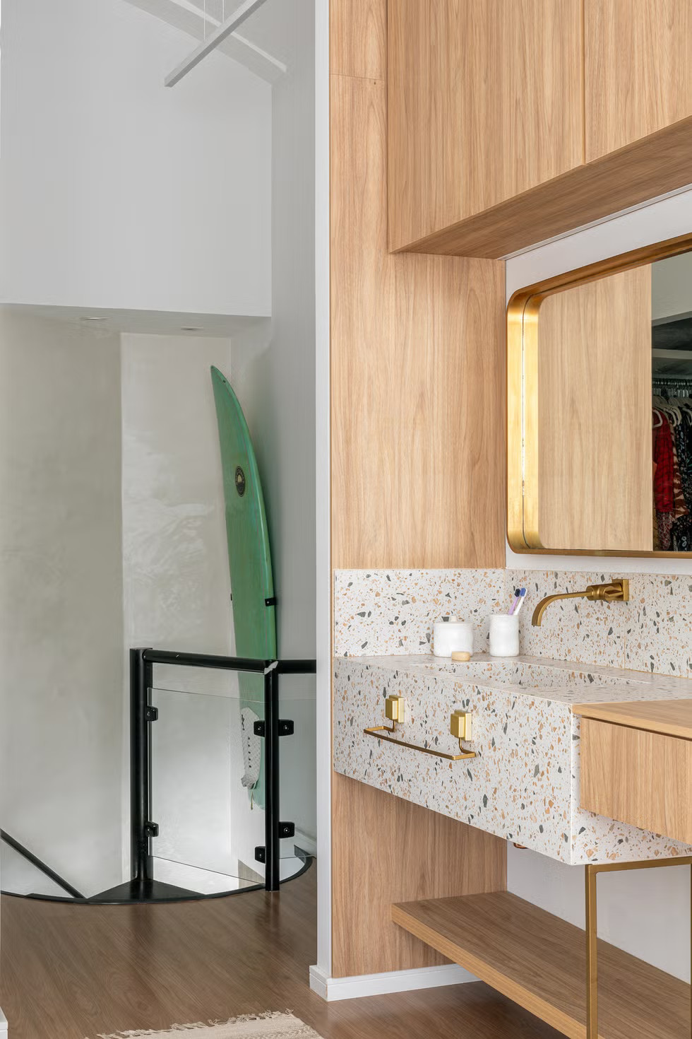 salle de bain terrazzo décoration contemporaine