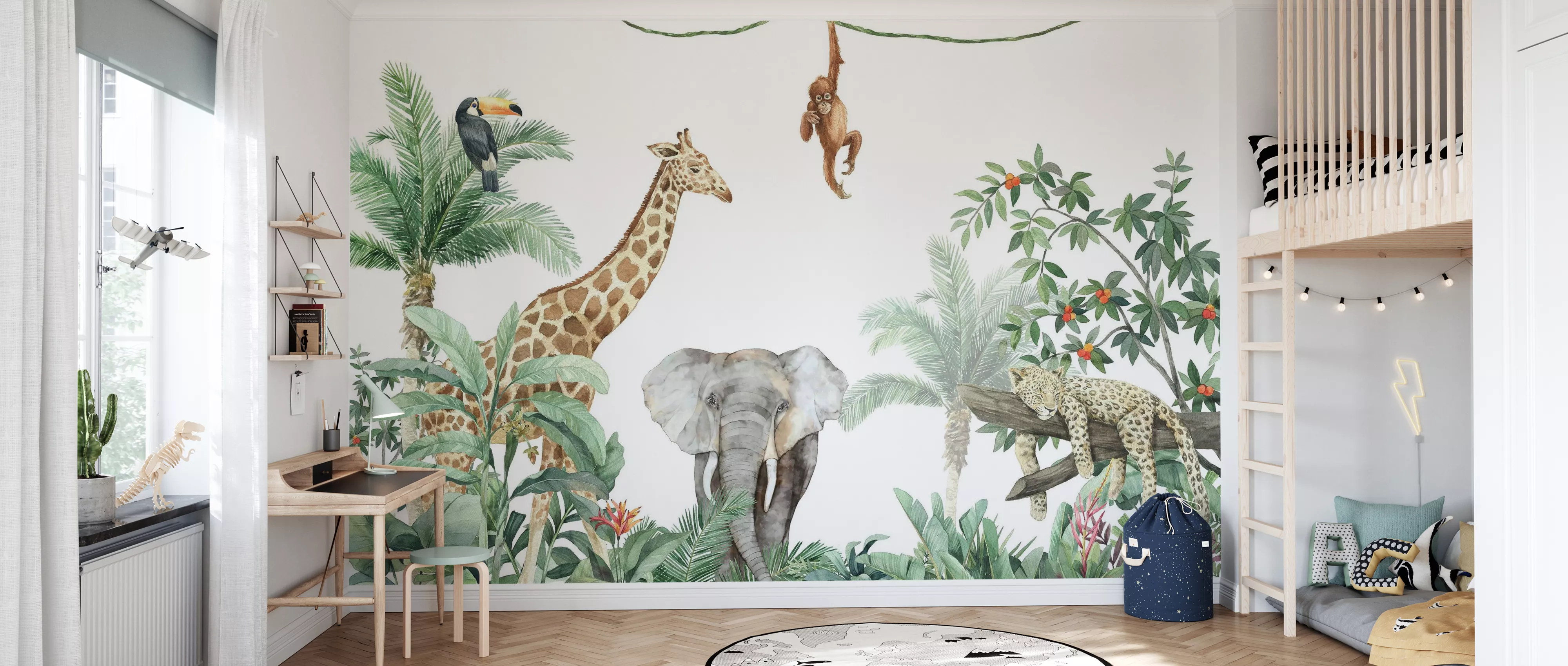 chambre enfant décoration design avec papier-peint panoramique Photowall