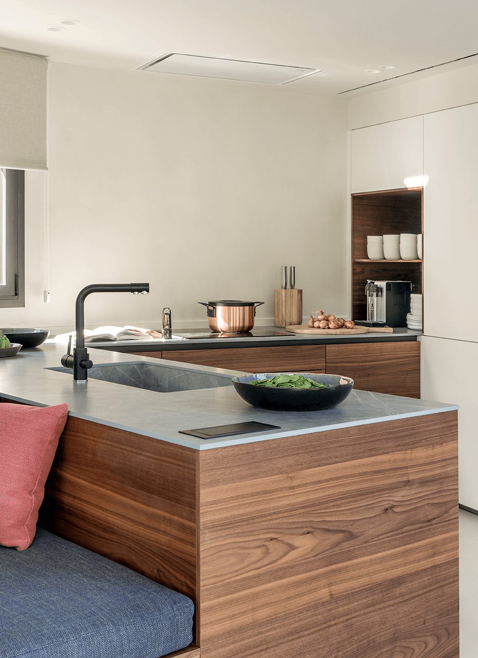 cuisine ouverte design bois