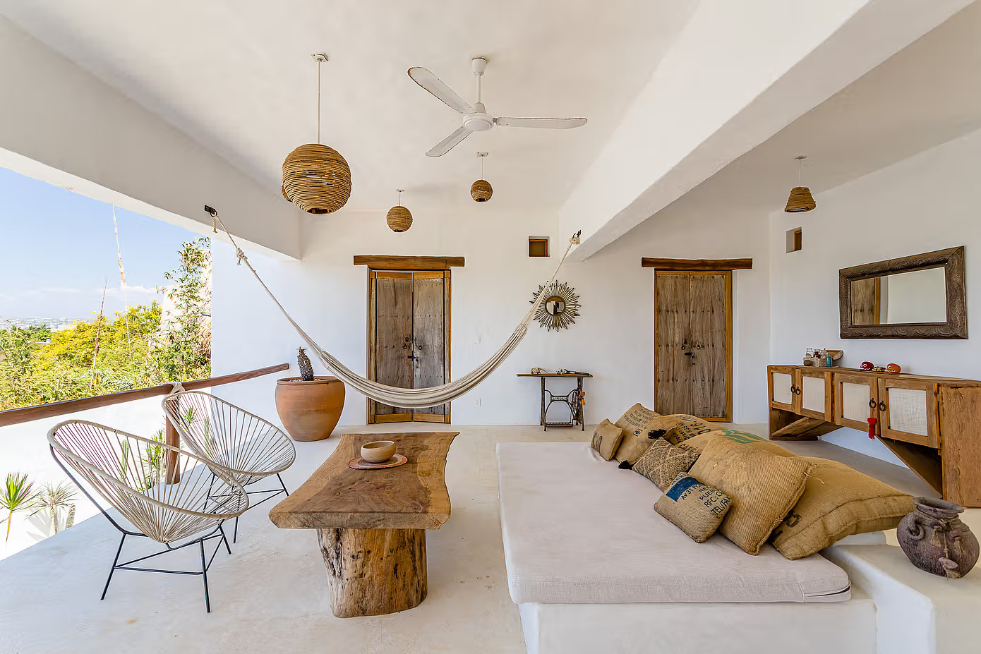 terrasse maison de plage Casa Alegria Puerto Escondido Mexique terrasse maison de plage Casa Alegria Puerto Escondido Mexique