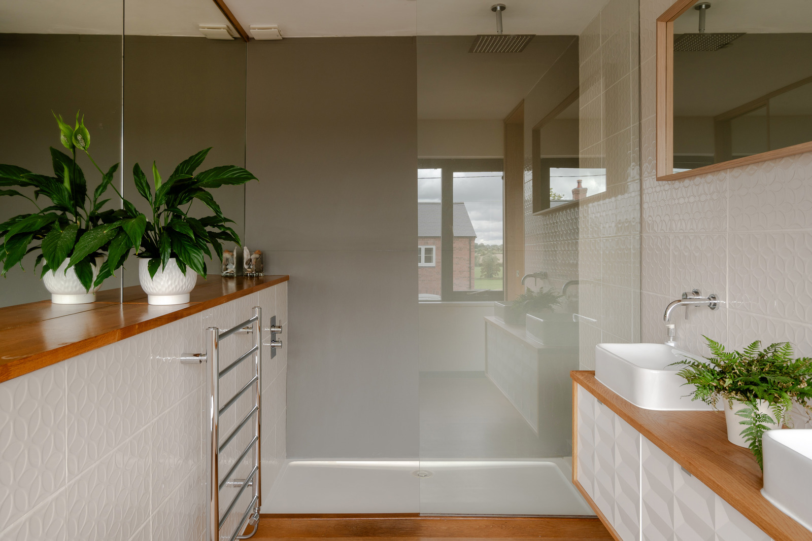 salle de bain blanche et bois salle de bain blanche et bois