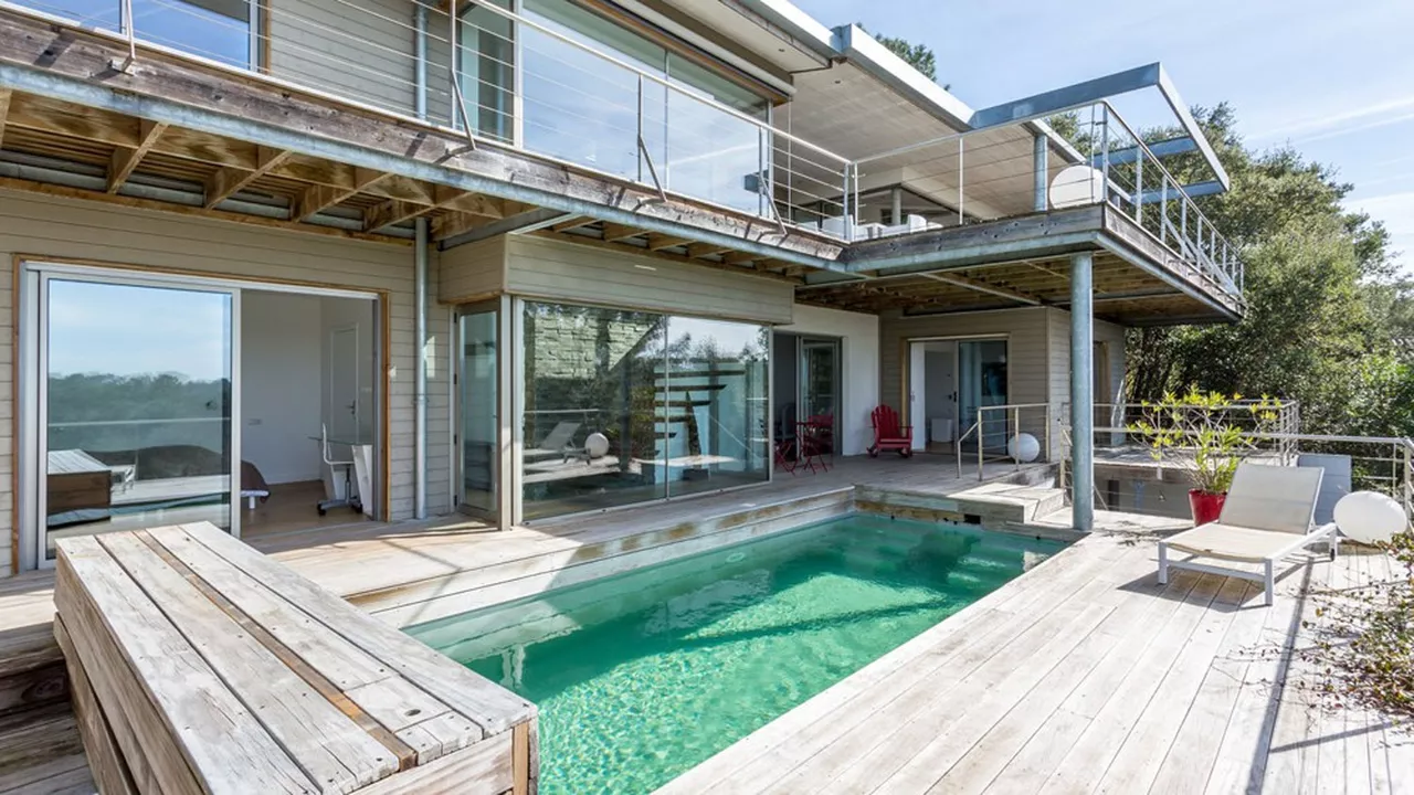 maison en bois avec piscine maison en bois avec piscine