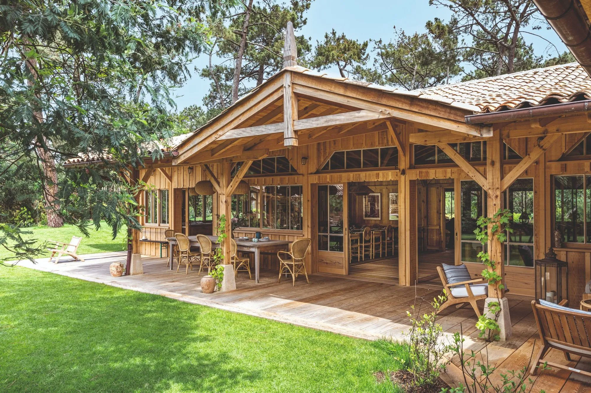 maison en bois décoration contemporaine Cap Ferret