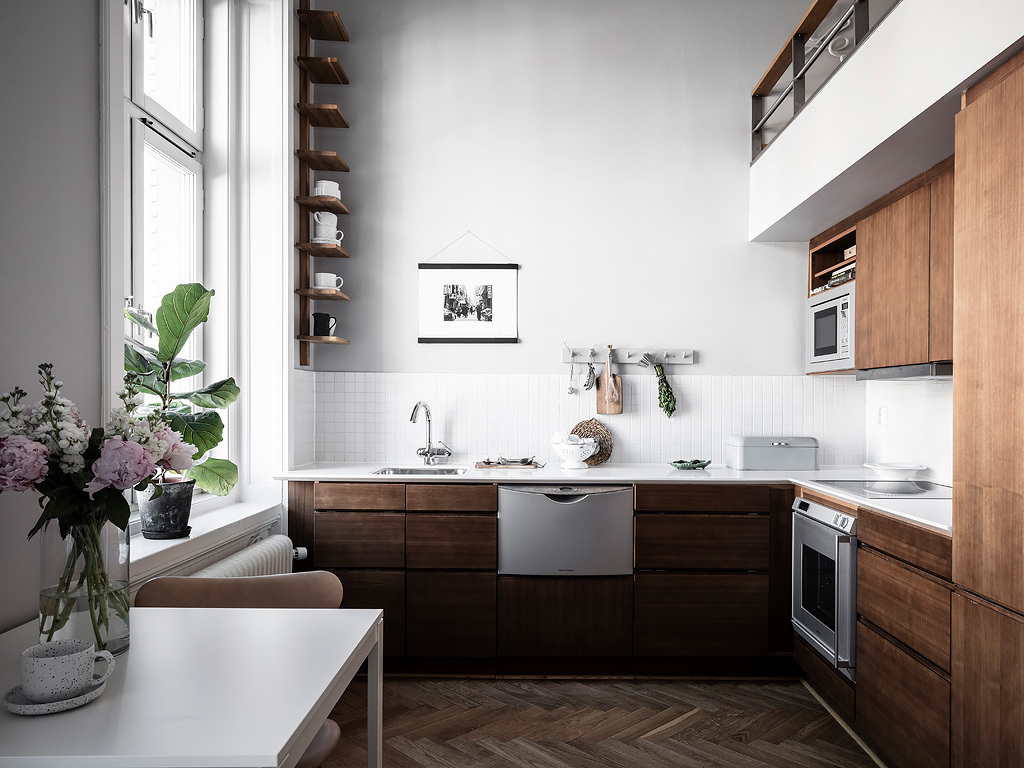 cuisine en L studio 26m2