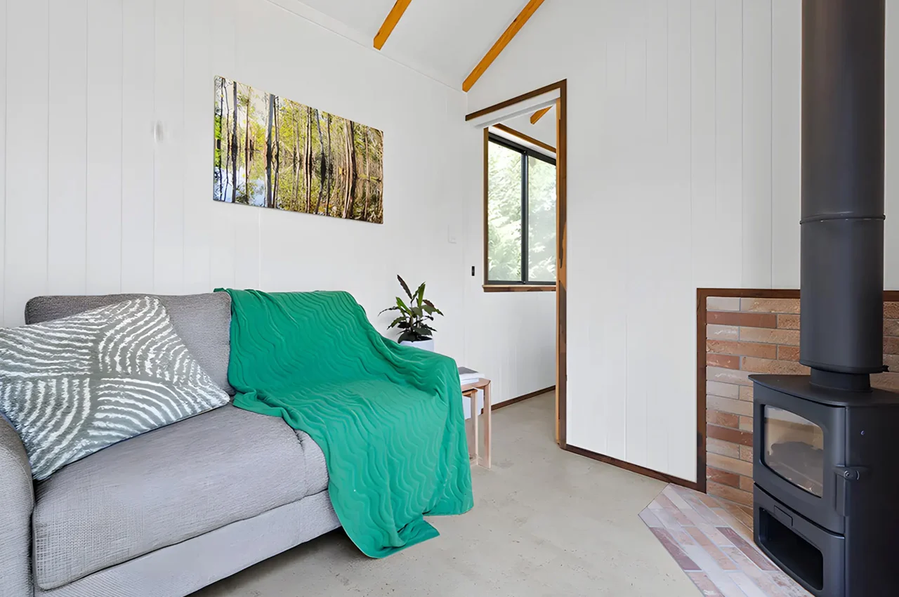 salon tiny house 18m2 Casuarina de Evergreen Houses Australia