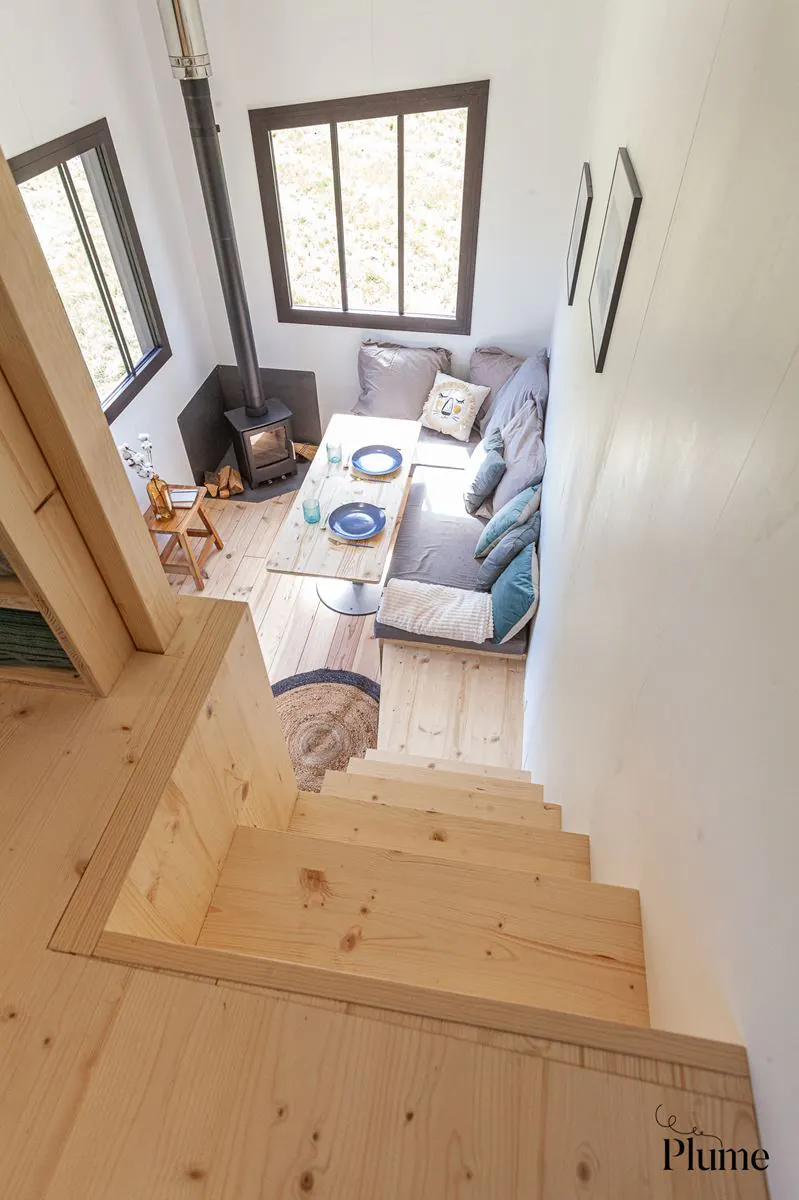 salon tiny house française Plume salon tiny house française Plume