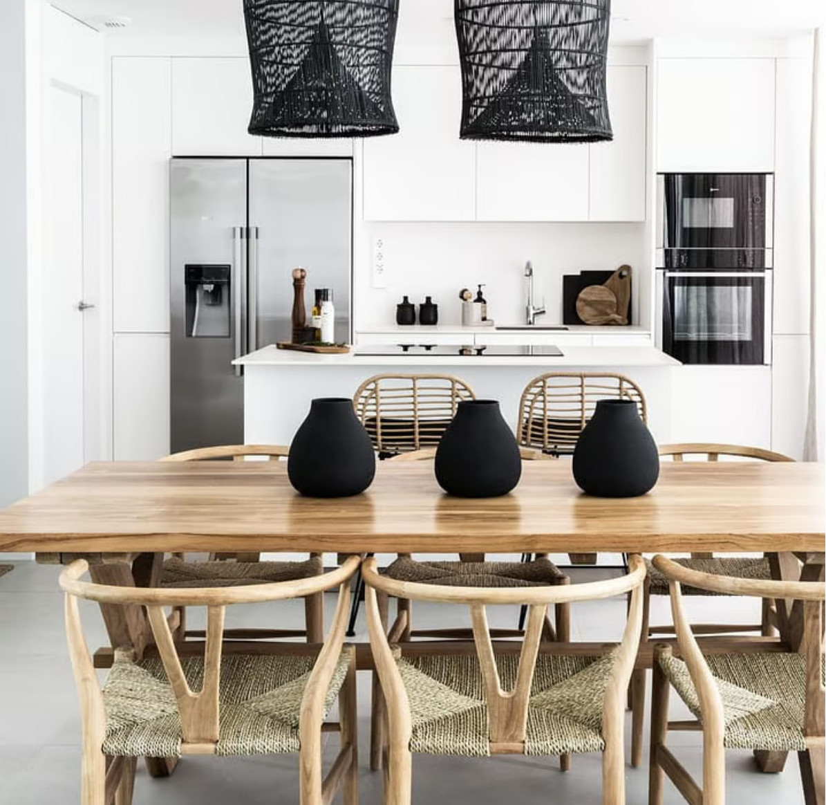 cuisine et salle à manger décoration naturelle par Zoco Home