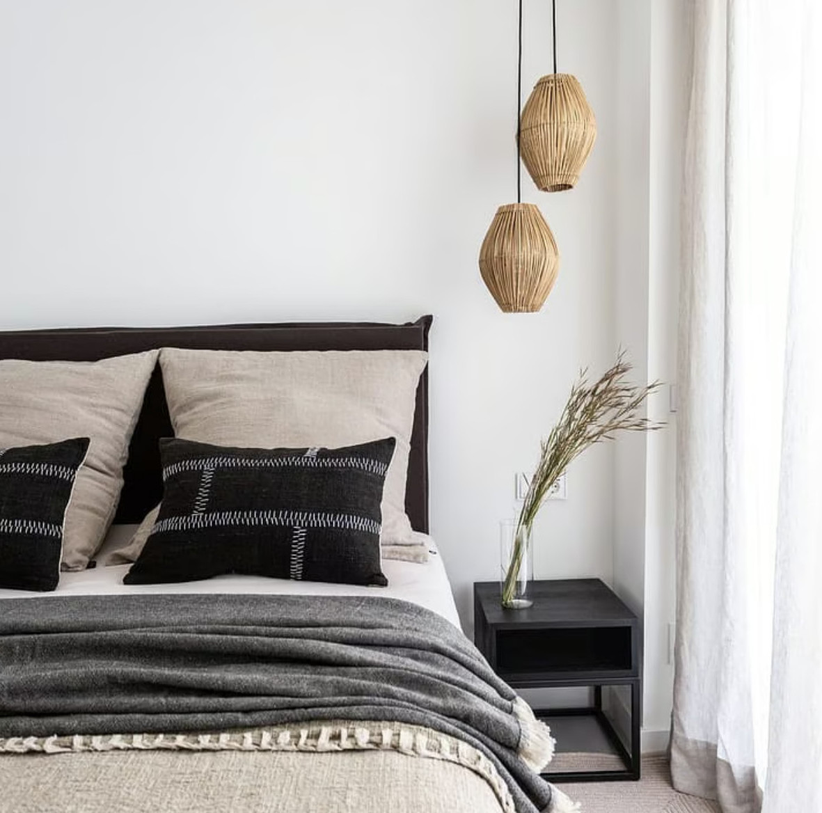 chambre décoration naturelle par Zoco Home