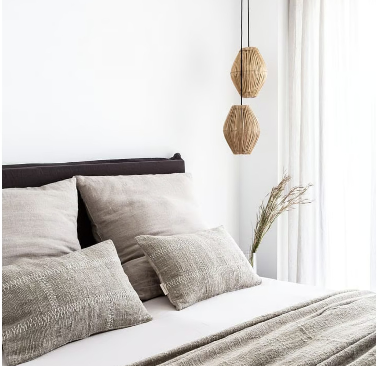 chambre décoration naturelle par Zoco Home