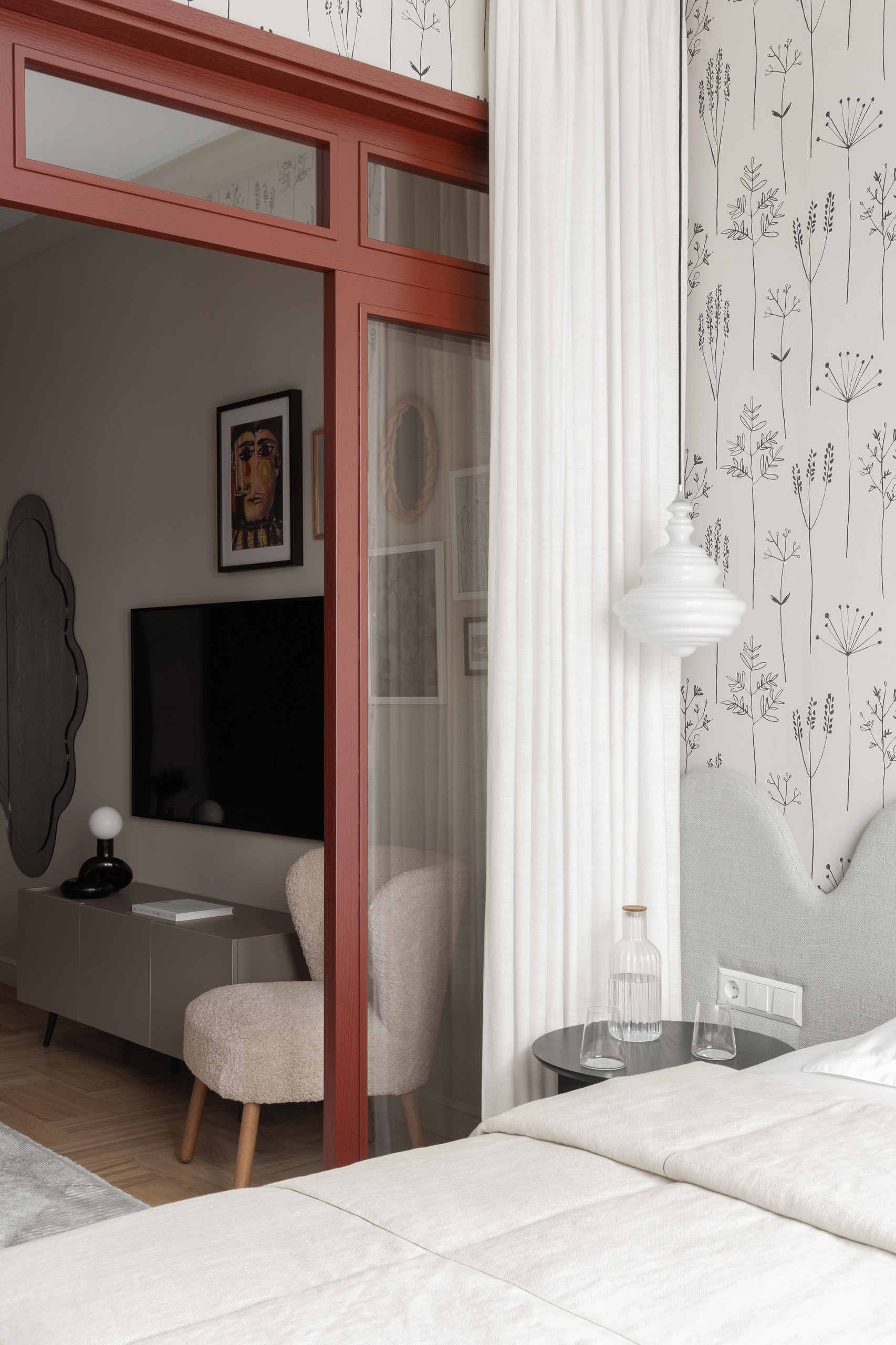 salon avec verrière pour chambre deux-pièces de 51m2 salon avec verrière pour chambre deux-pièces de 51m2