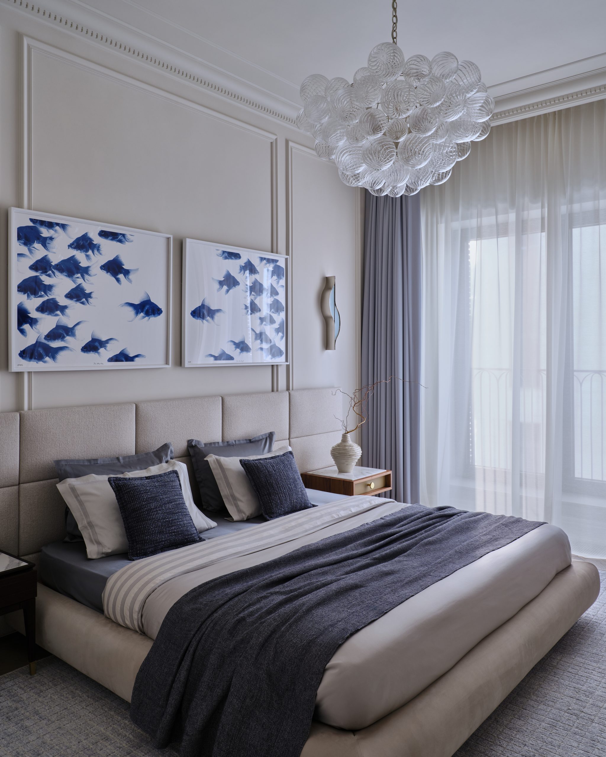 chambre bleue décoration contemporaine chambre bleue décoration contemporaine