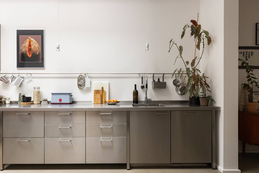 cuisine ouverte inox 
