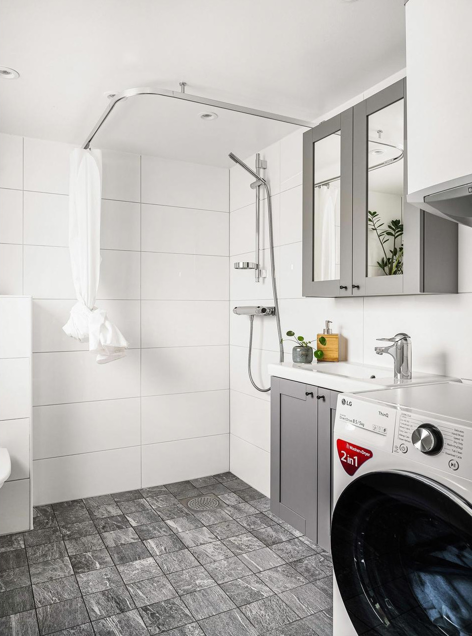 salle de bain blanche petite maison 37m2 salle de bain blanche petite maison 37m2