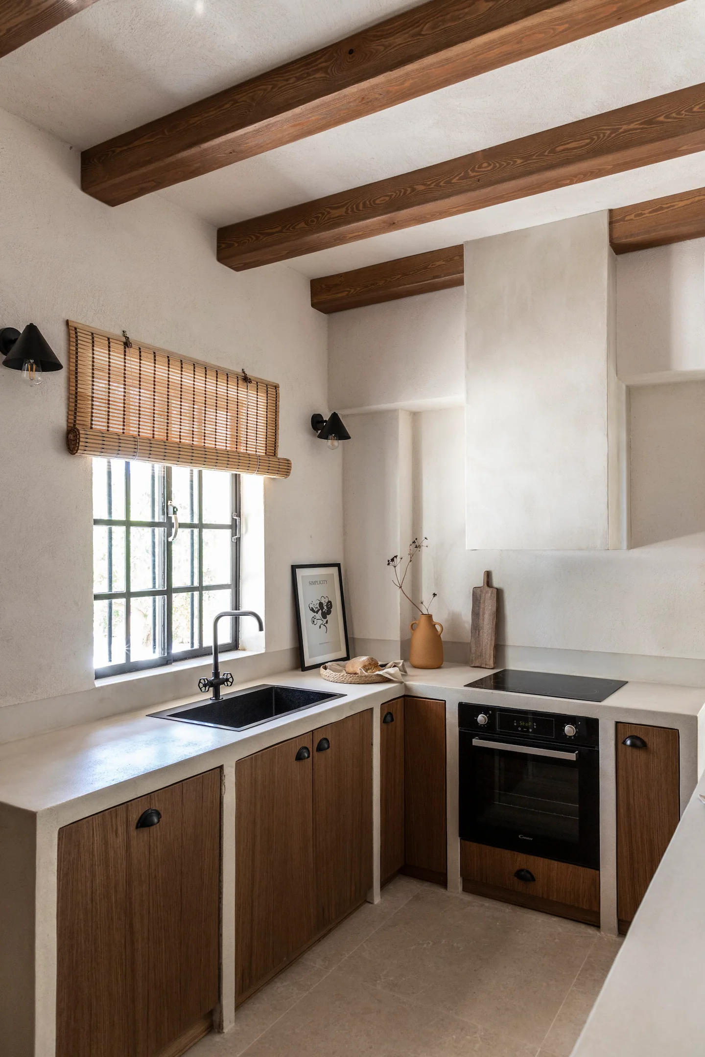 cuisine bois décoration naturelle maison en Grèce cuisine bois décoration naturelle maison en Grèce