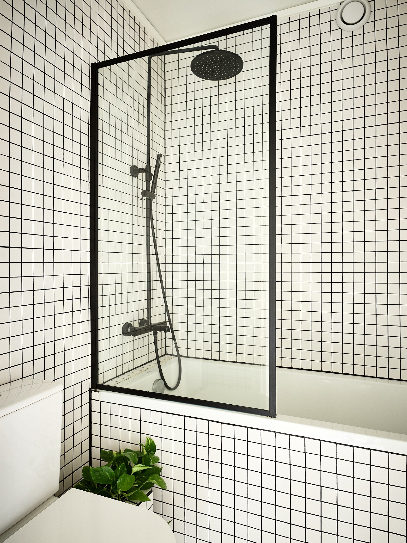 salle de bain petits carreaux blancs joints noirs salle de bain petits carreaux blancs joints noirs