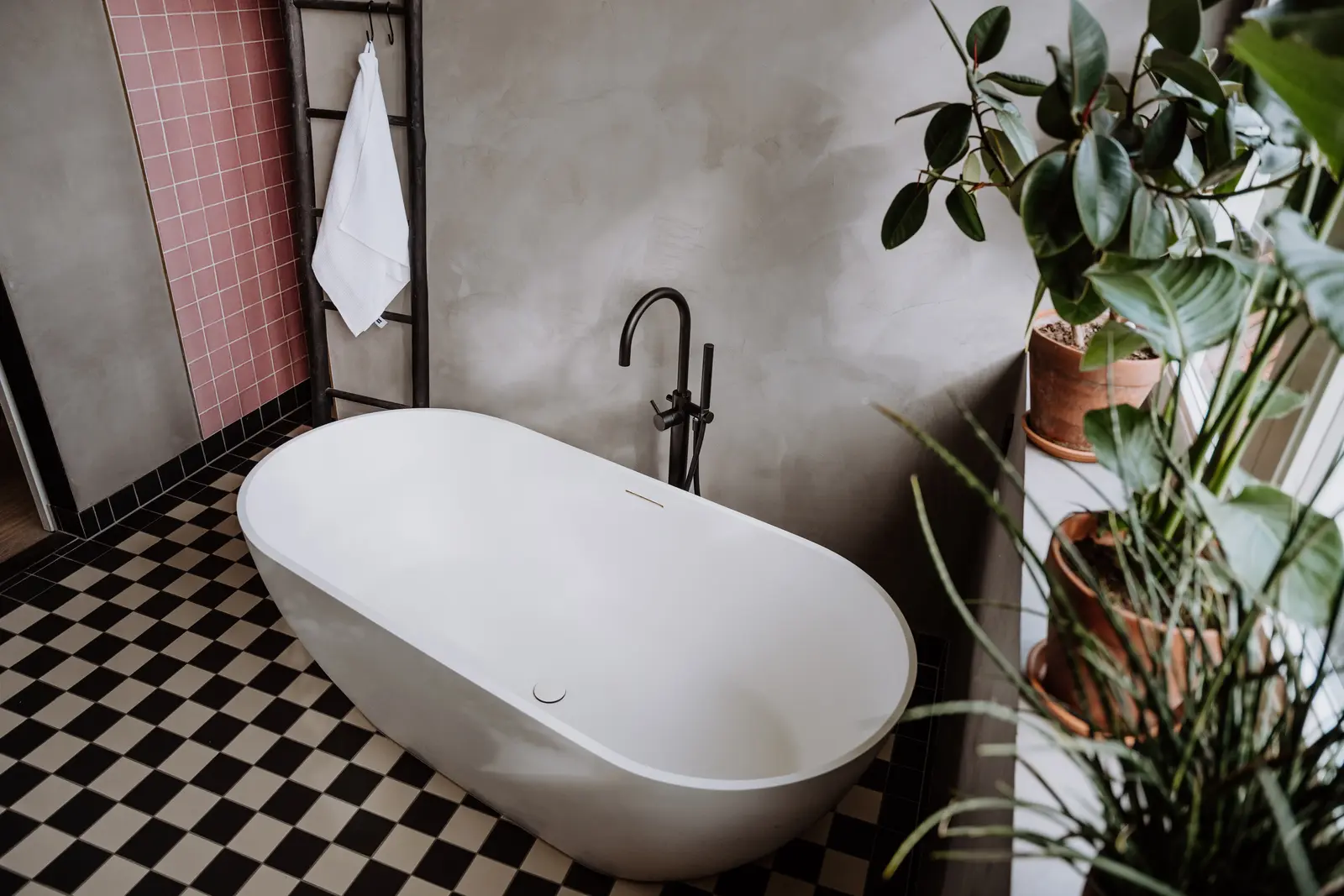 salle de bain sol damier salle de bain sol damier