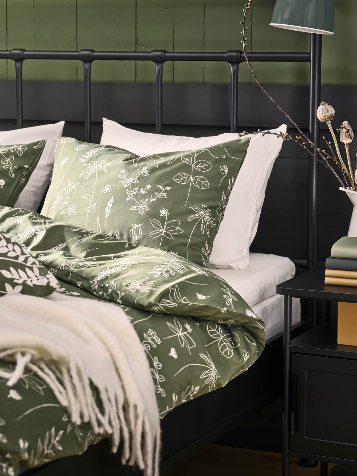 linge de lit vert IKEA linge de lit vert IKEA