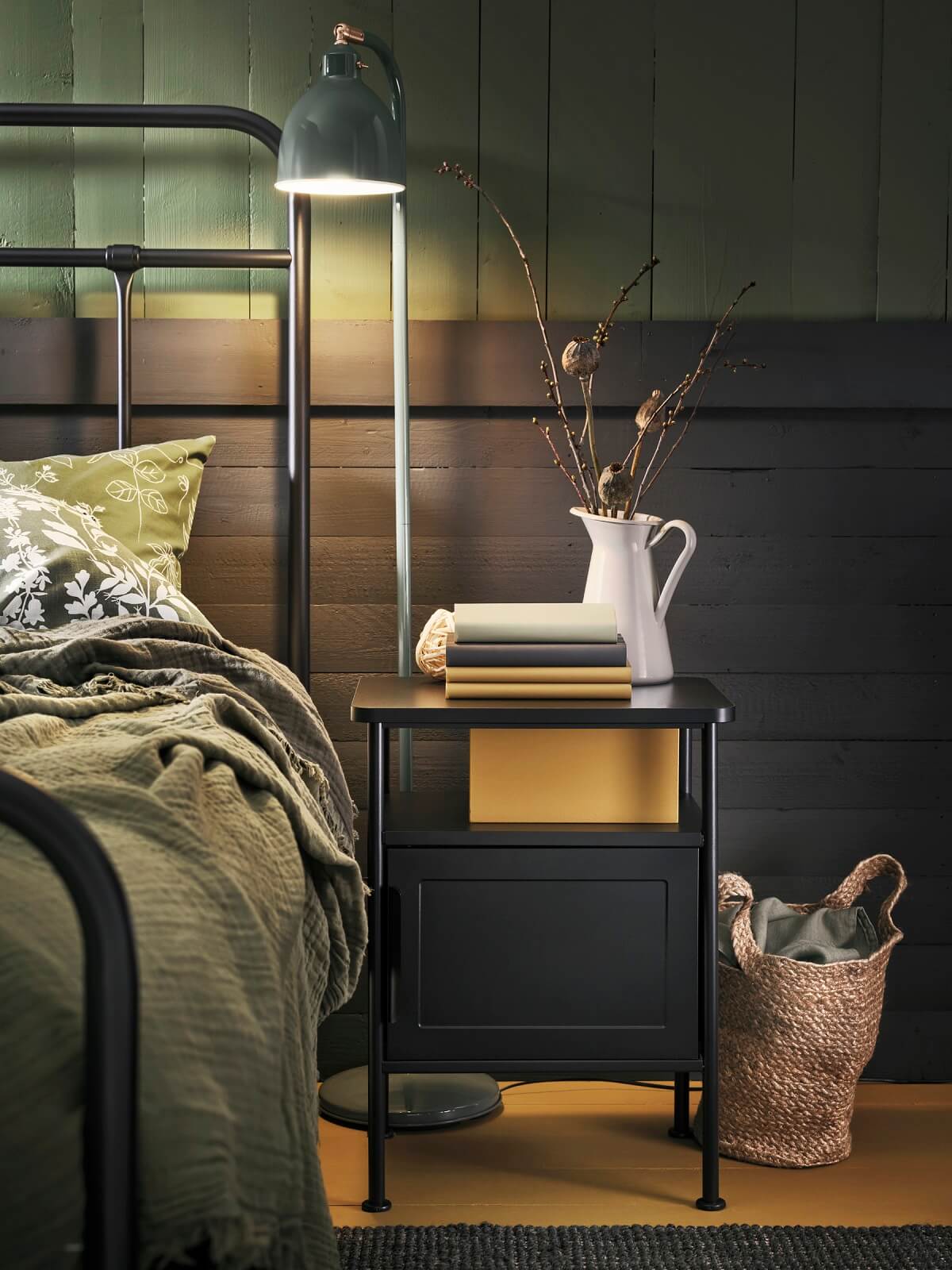 chambre IKEA noire et verte chambre IKEA noire et verte
