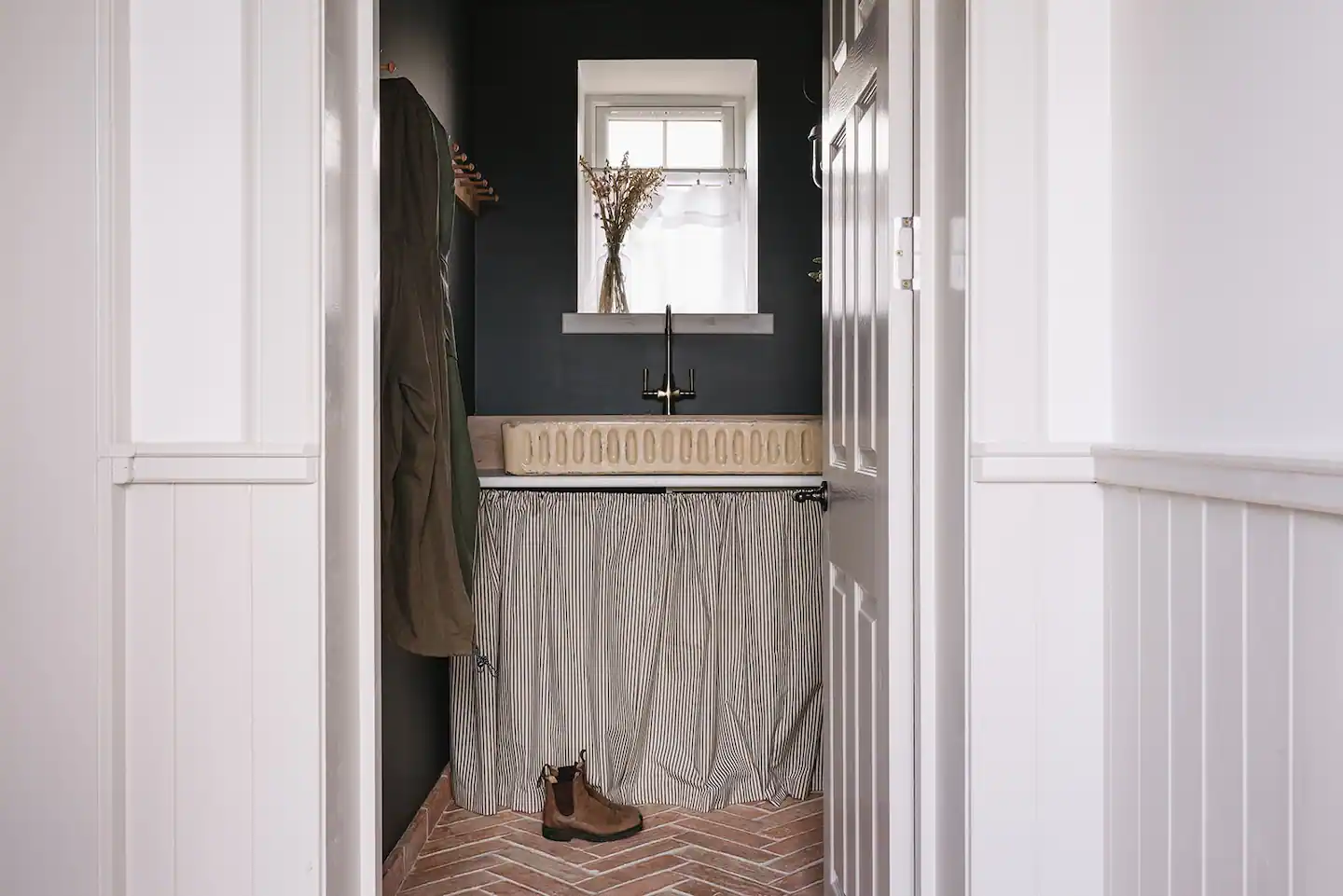 salle d salle d'eau décoration rustique chic maison rénovée