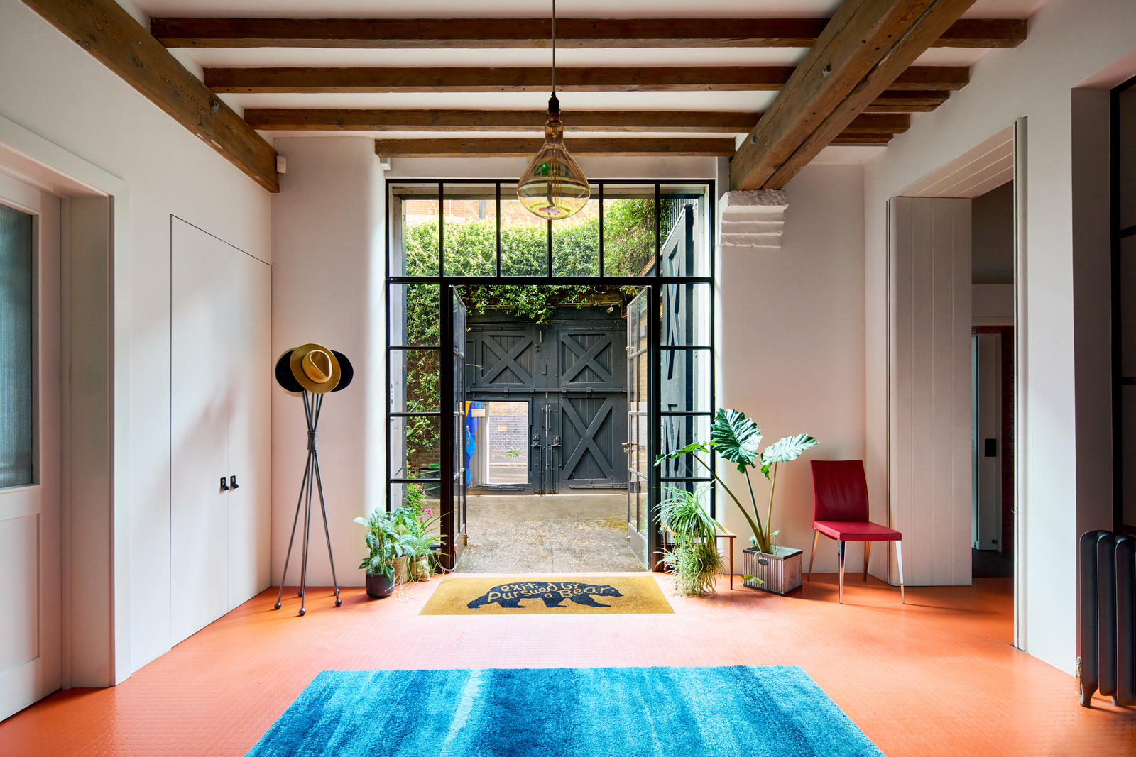entrée avec porte verrière entrée avec porte verrière