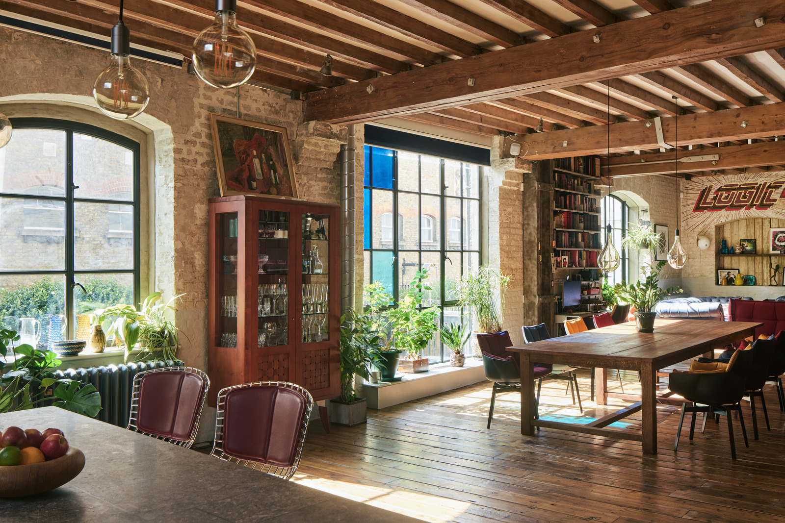 salon et cuisine ouverte loft Londres salon et cuisine ouverte loft Londres