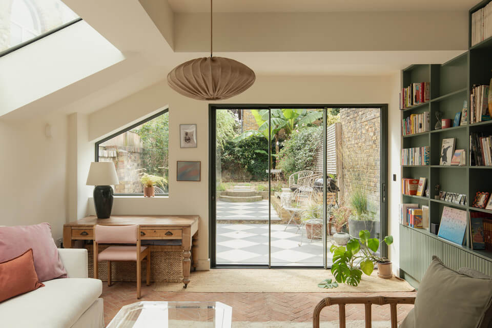 salon dans agrandissement maison Londres salon dans agrandissement maison Londres