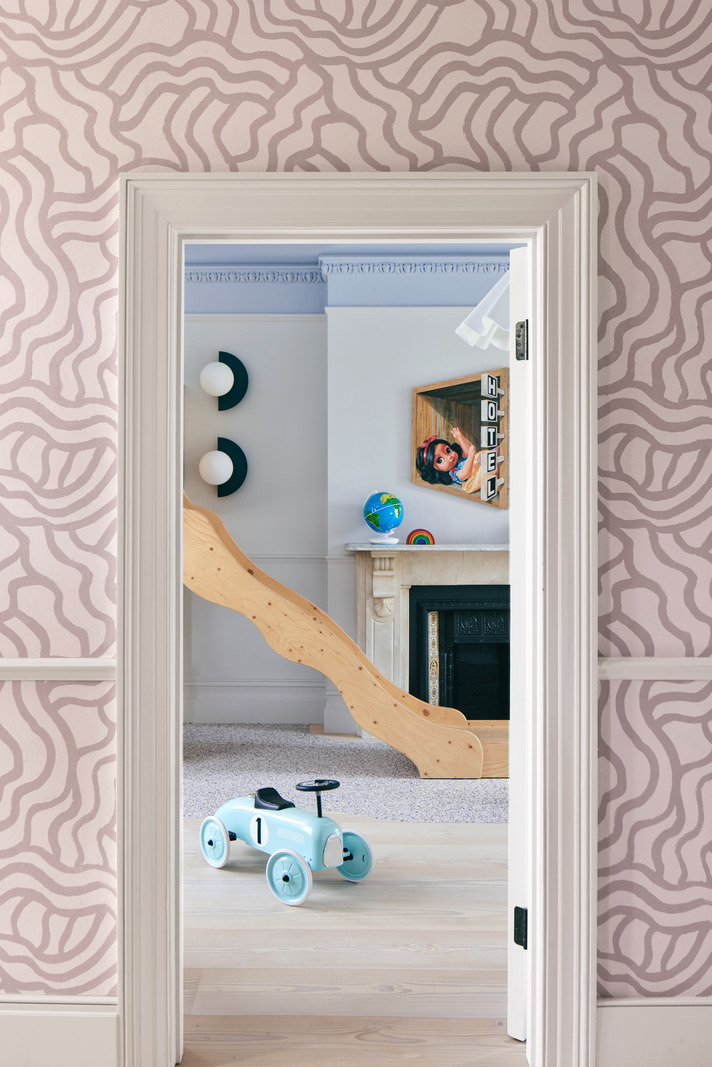 chambre d chambre d'enfant avec toboggan