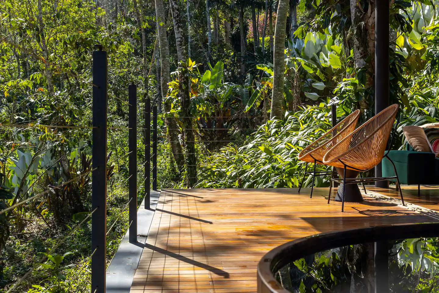 terrasse avec spa maison en bois terrasse avec spa maison en bois