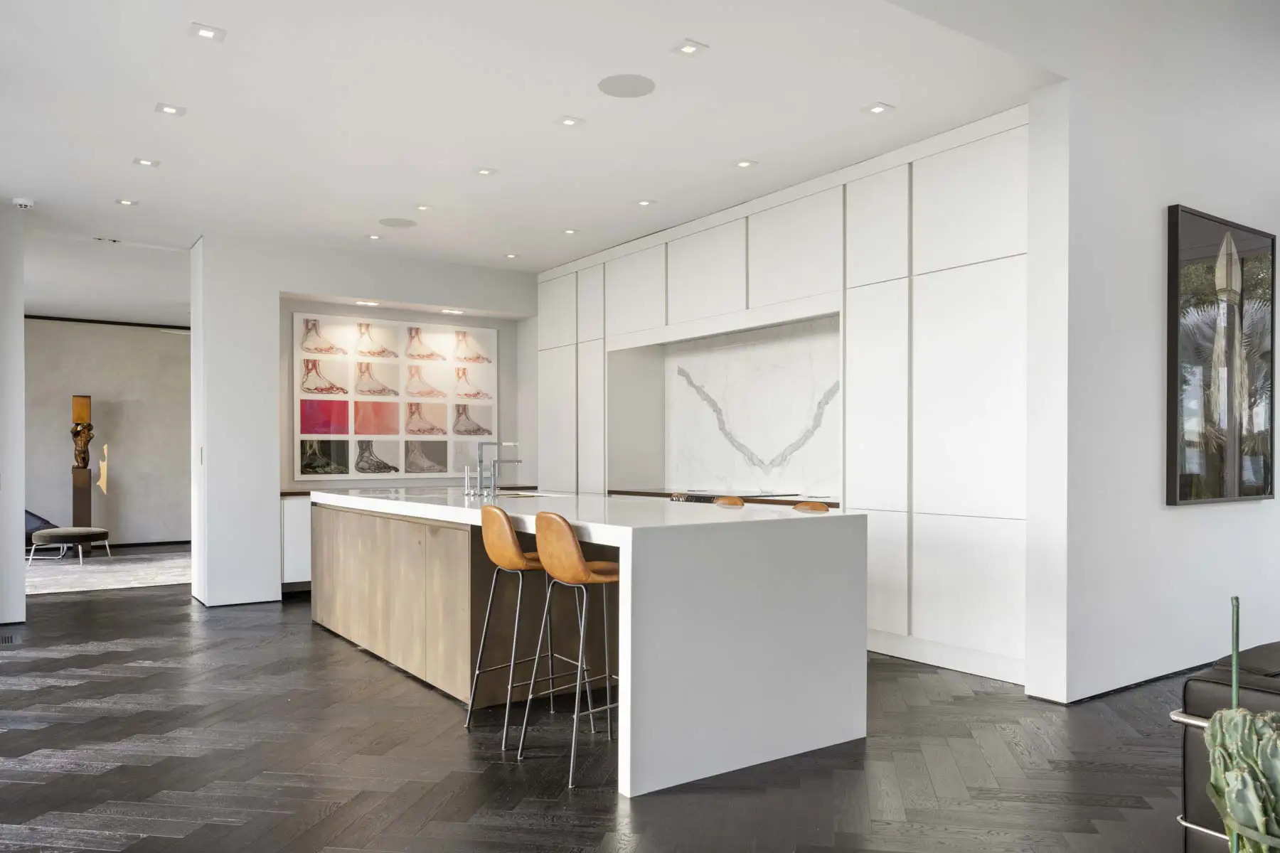 cuisine ouverte maison contemporaine
