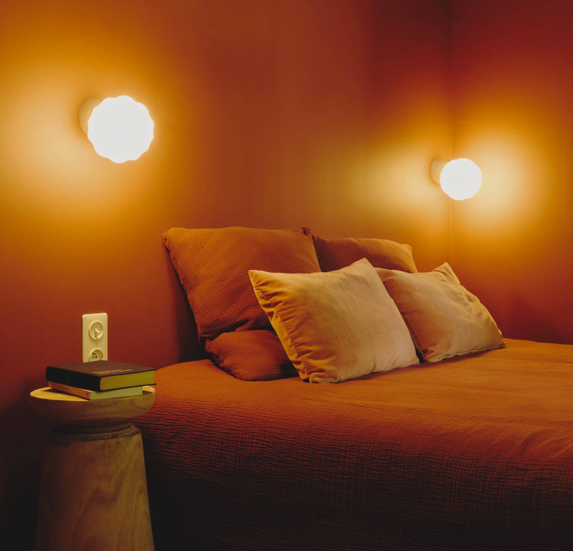 chambre terracotta Maison Sauvage photo Valentin Le Cron chambre terracotta Maison Sauvage photo Valentin Le Cron