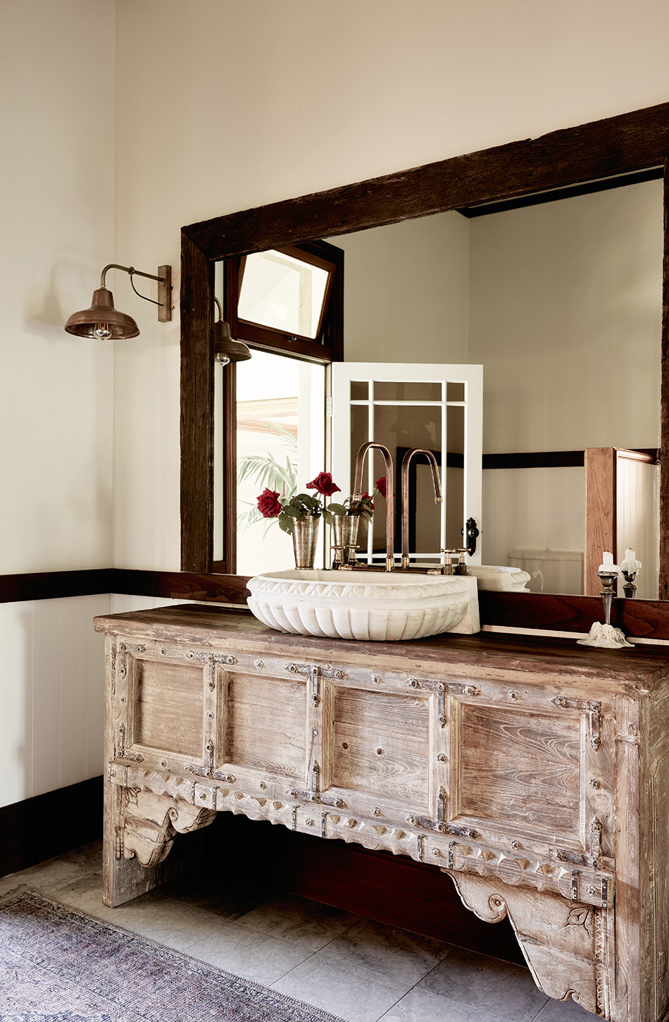 salle de bain décoration rustique chic Hinterland House Australie salle de bain décoration rustique chic Hinterland House Australie