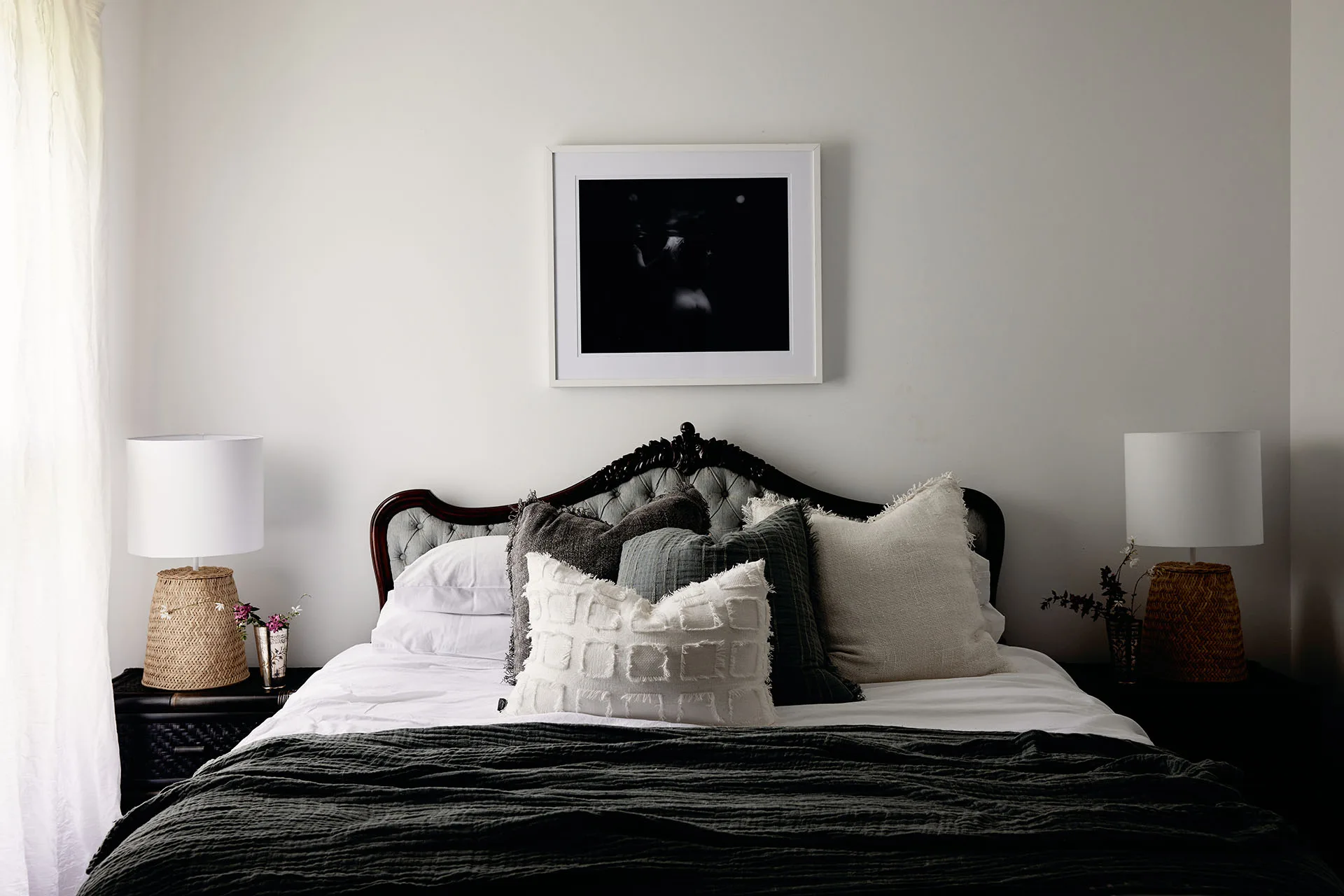 chambre décoration classique chic Hinterland House Australie chambre décoration classique chic Hinterland House Australie