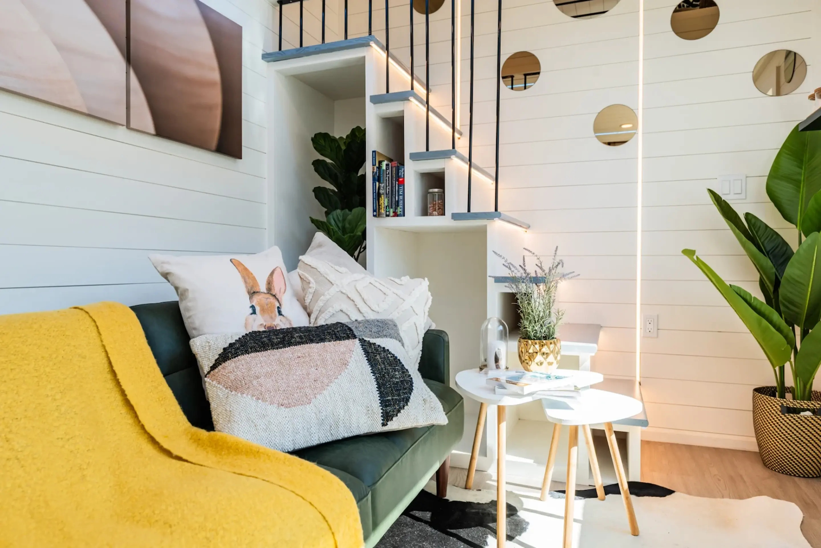 salon tiny house 19m2