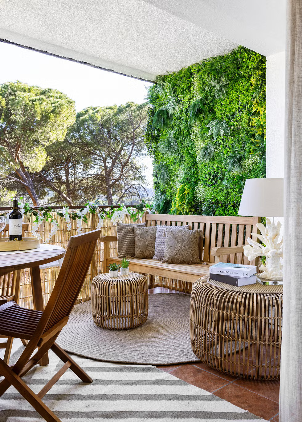 terrasse avec mur végétal appartement 59m2 terrasse avec mur végétal appartement 59m2