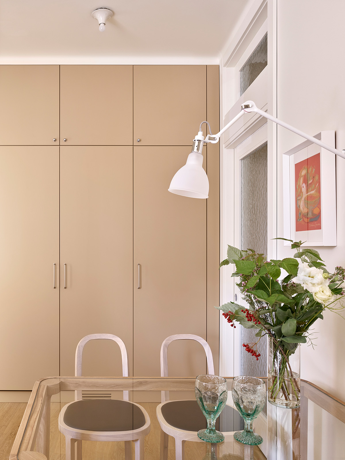 cuisine beige décoration contemporaine