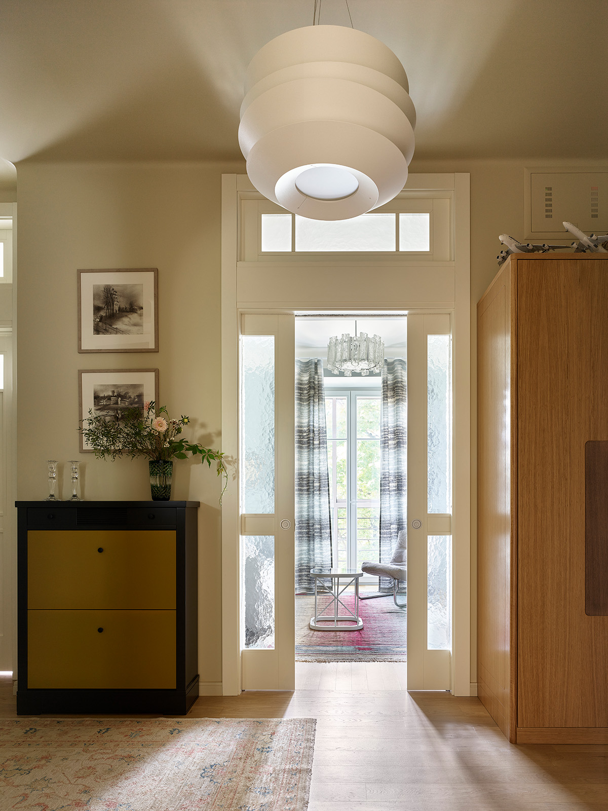 entrée appartement décoration contemporaine