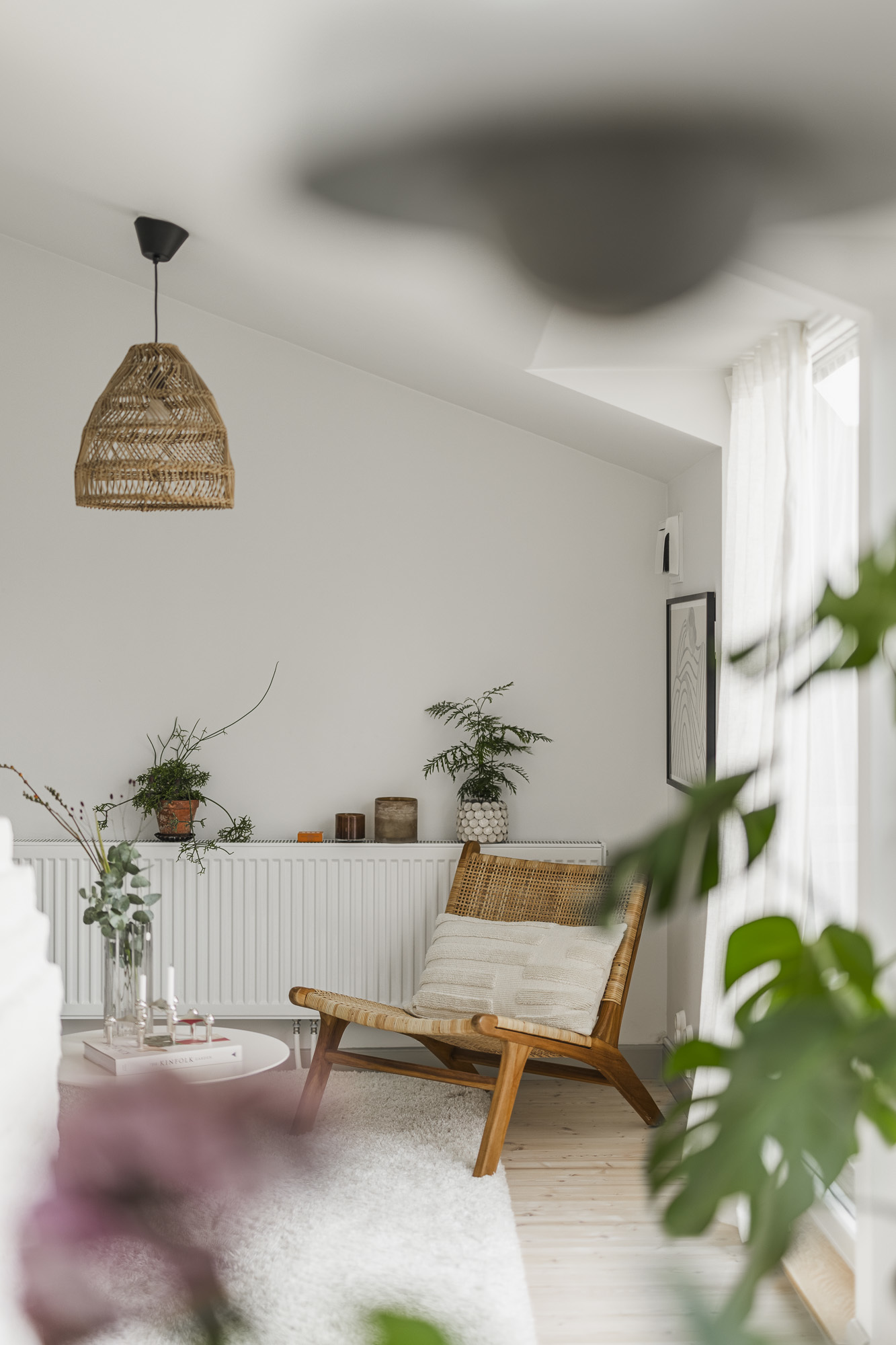 salon deux-pièces 36m2 décoration scandinave