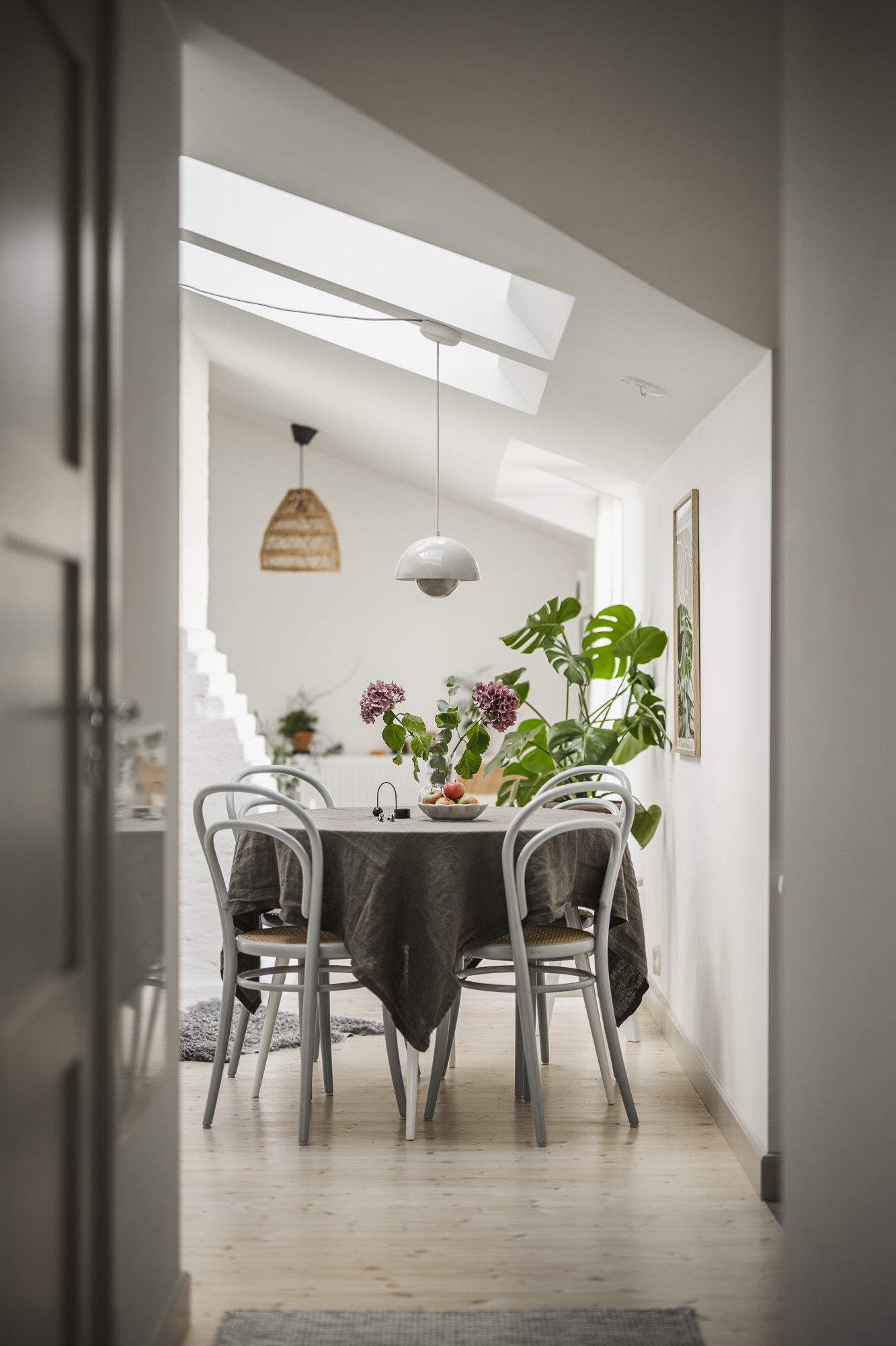 salle à manger deux-pièces 36m2 décoration scandinave