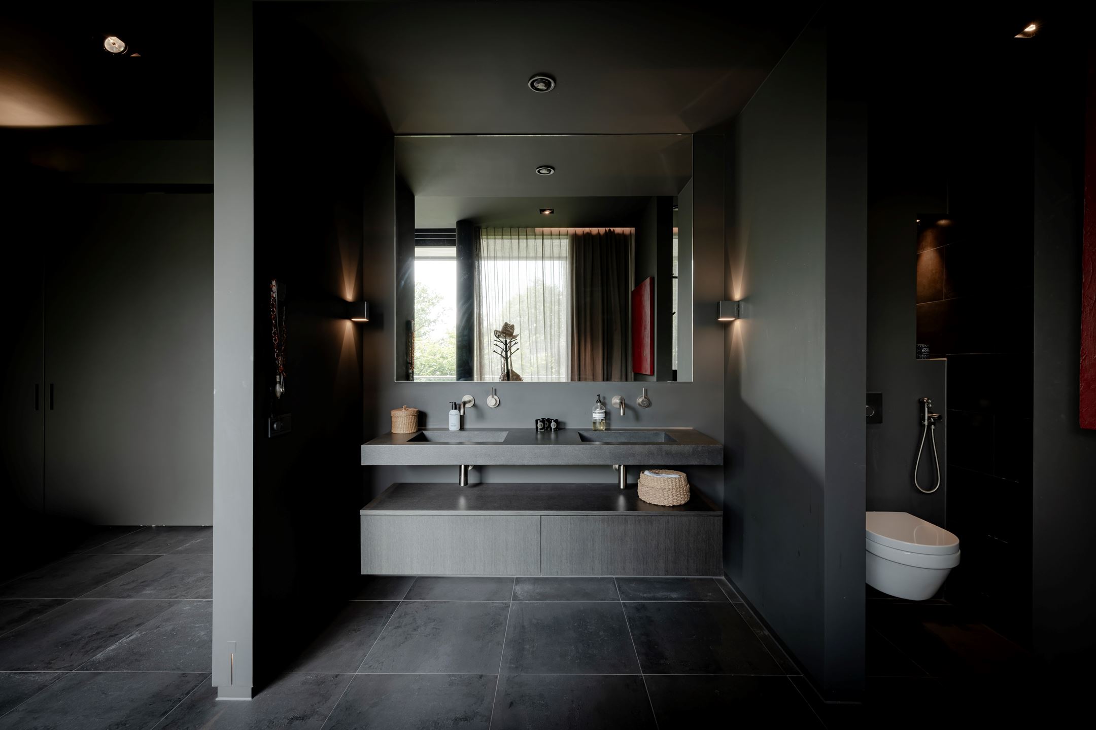 salle de bain grise salle de bain grise