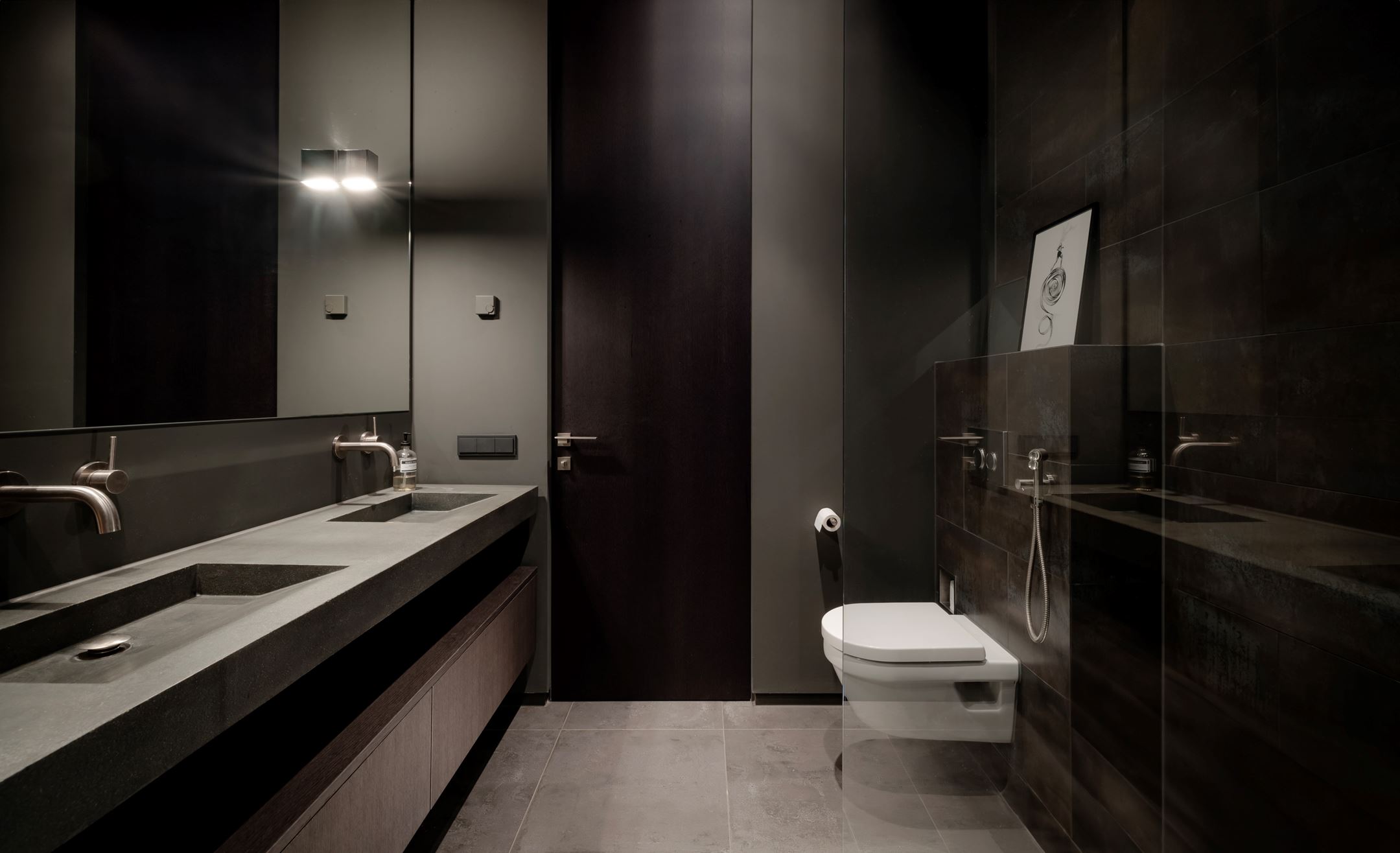salle de bain noire salle de bain noire