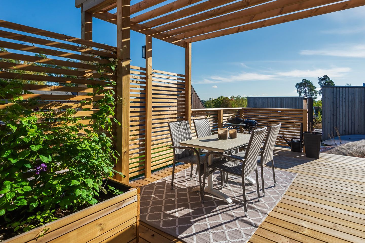 terrasse bois avec pergola petite maison 37m2 terrasse bois avec pergola petite maison 37m2
