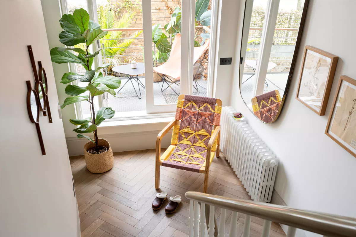 palier avec fauteuil