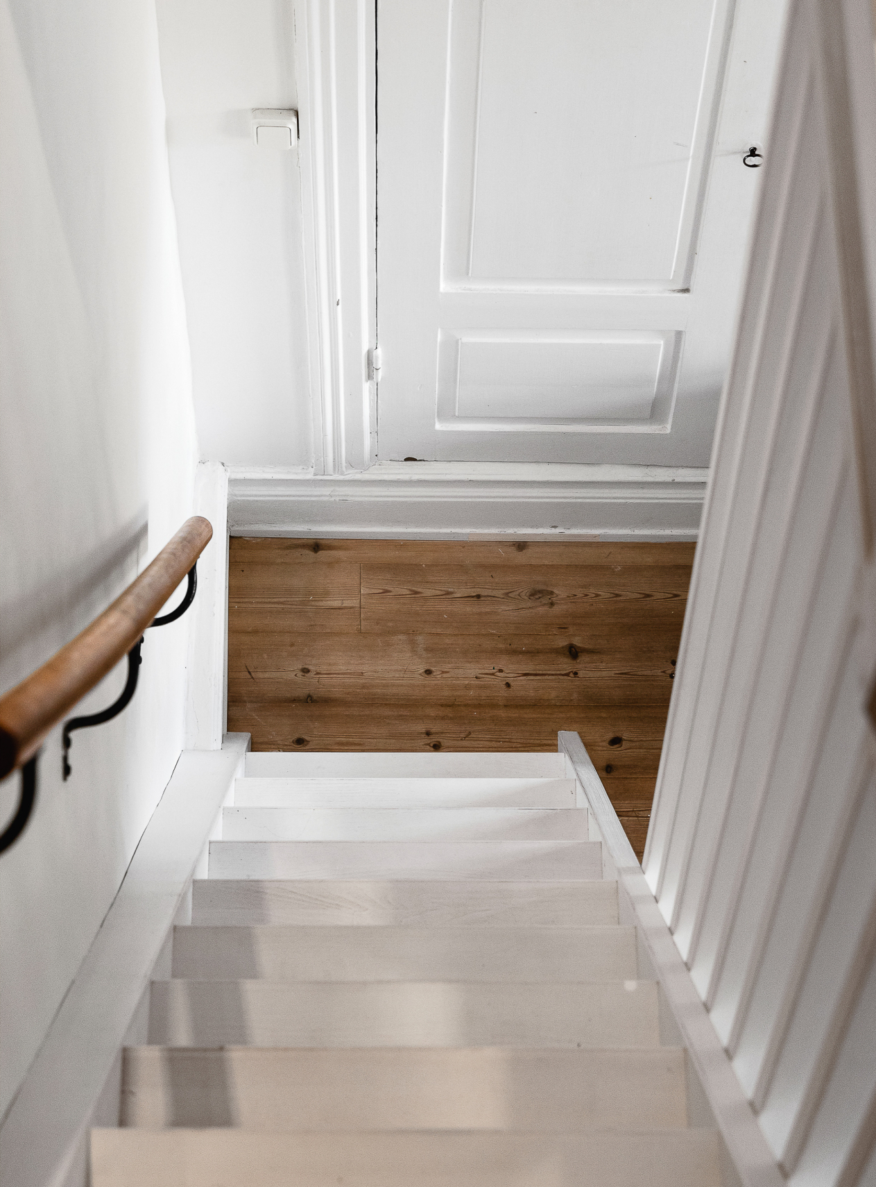 escalier peint en blanc escalier peint en blanc